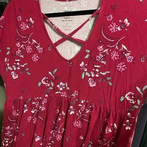 TORRID Super Soft line 2X babydoll top